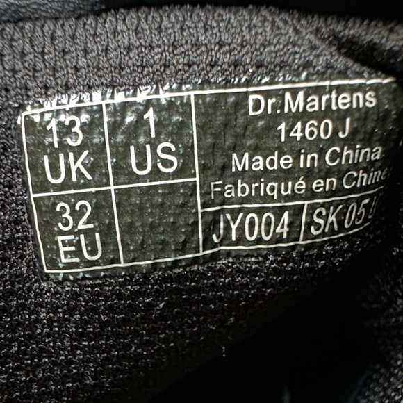 Kids Dr Martens Junior 1460, US1/EU32 - Picture 3 of 11